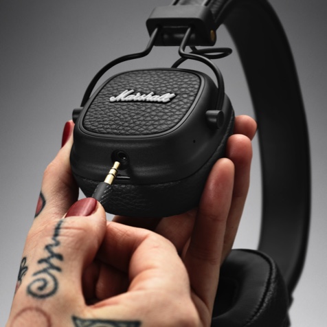 marshall major 3 bluetooth black