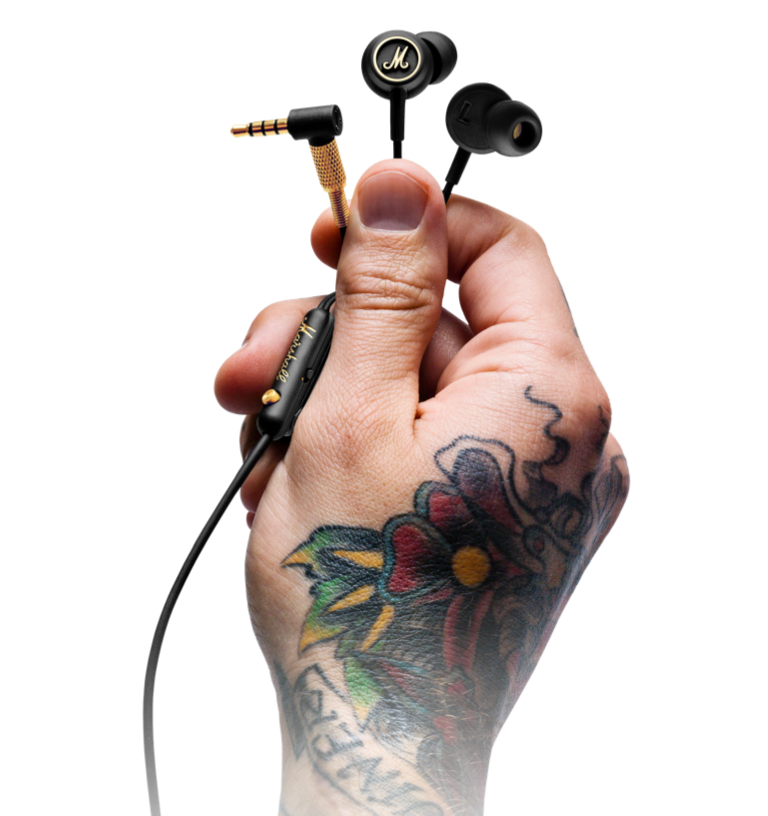 Marshall Headphones Mode In-Ear Earphones (Black) – GuitarPusher