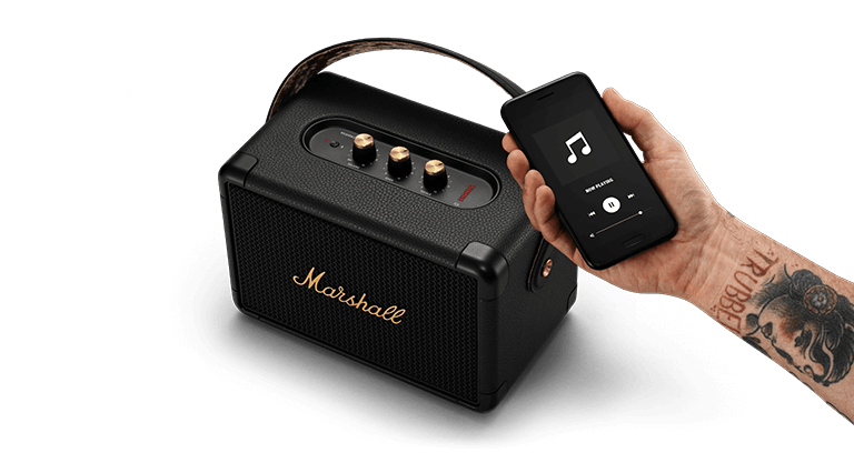 Marshall Kilburn II Enceinte Portable Bluetooth Étanche IPX2 - Noir &  Willen Haut-parleurs Bluetooth sans Fil 15 Heures de Lecture étanche Charge  Rapide empilable - Noir et Laiton : : High-Tech