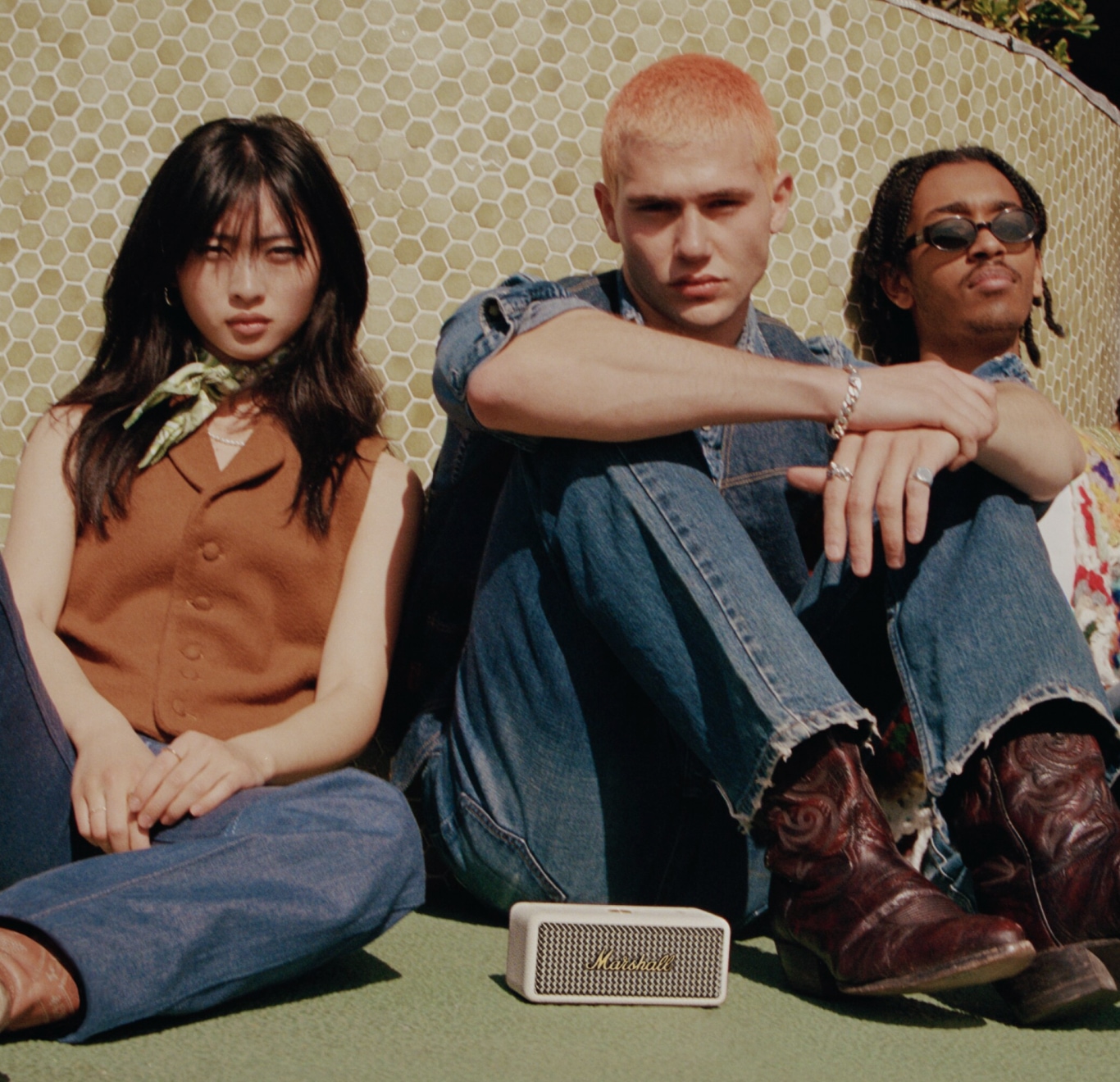 Marshall Headphones - Emberton II Cream Portable Bluetooth speaker