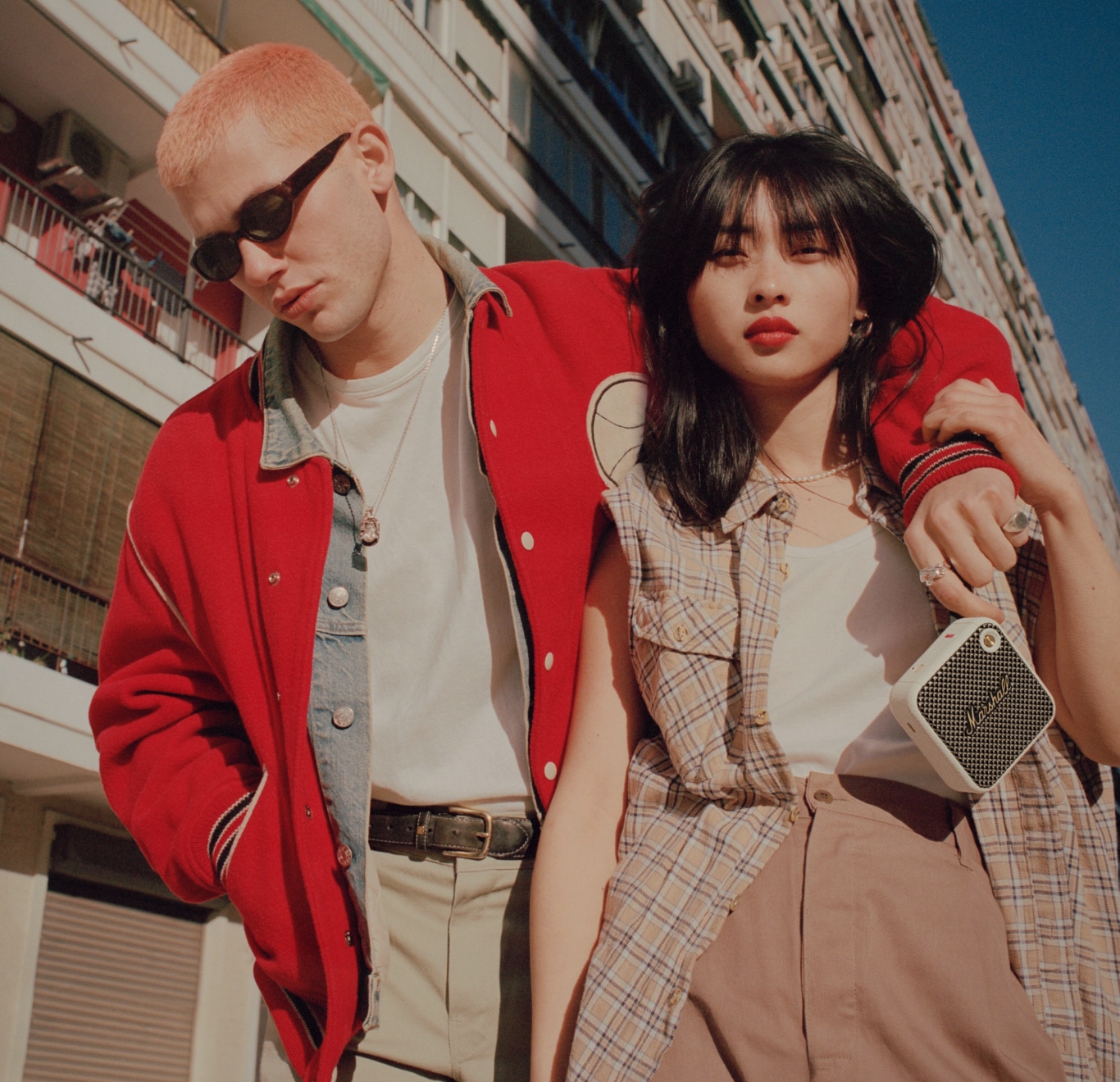 Marshall Headphones - Willen Cream Portable Bluetooth Speaker