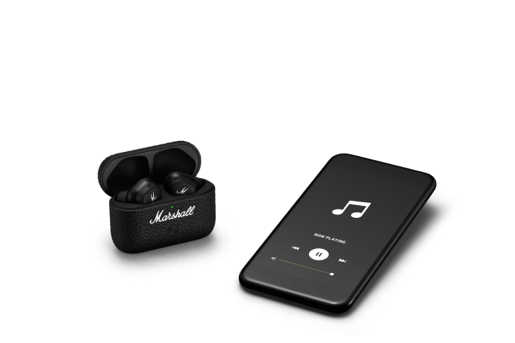 MARSHALL EARPHONES/HEADPHONES/EARBUDS MOTIF II ANC • BLACK