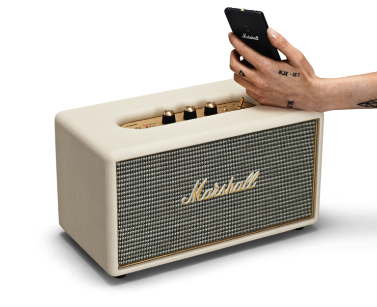 marshall bluetooth speaker cream