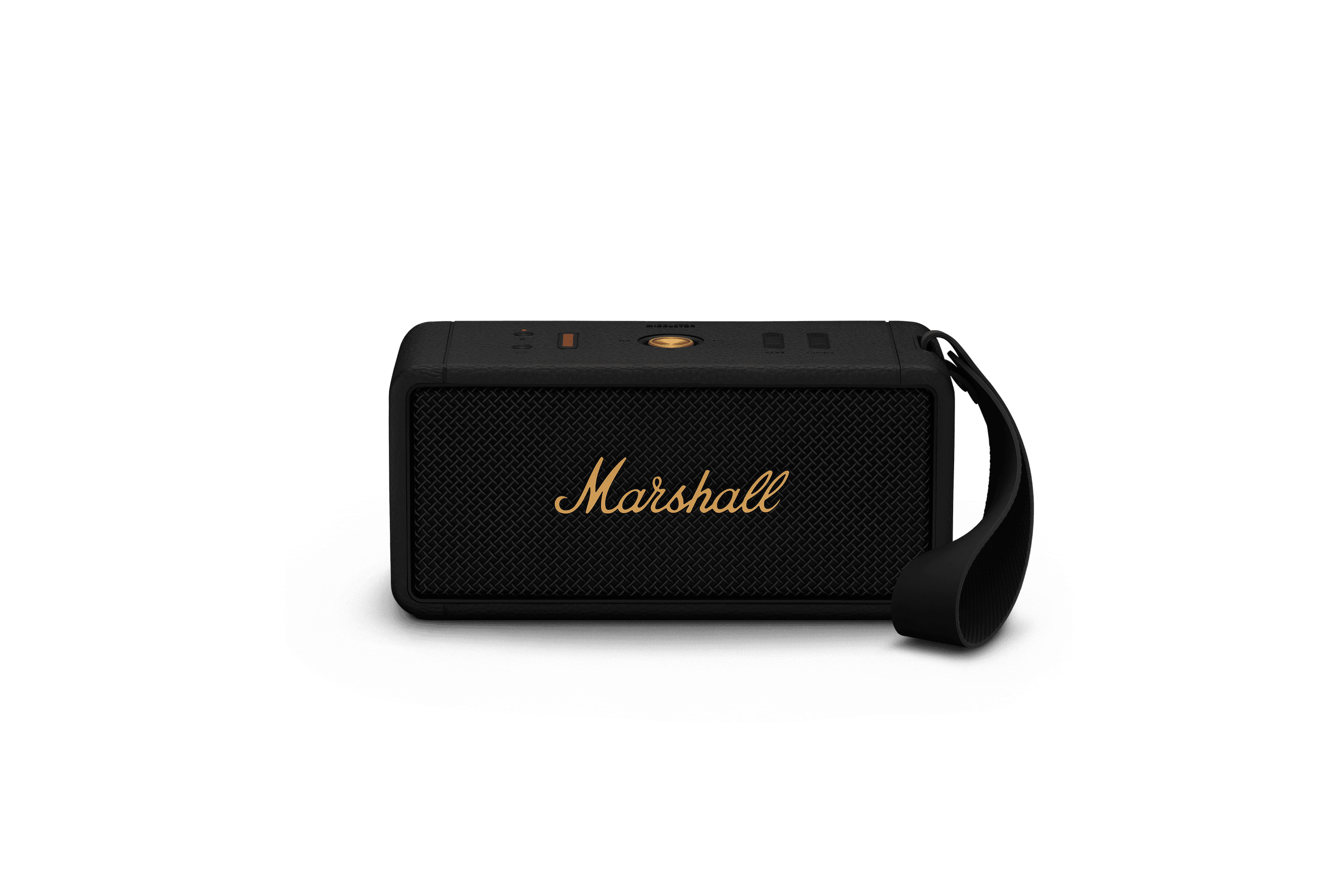 Marshall Headphones - Middleton Portable Bluetooth Speaker - Black and Brass 1